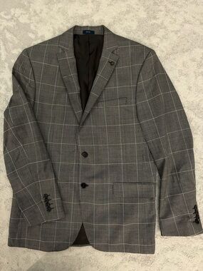 SAYKI (Vitale Barberis) Grey Prince of Wales Plaid 3-Piece Suit – Italian Fabric